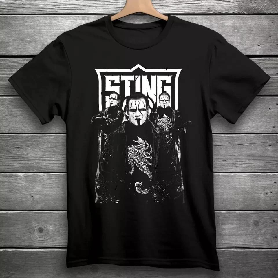 Sting Wrestling T-Shirt Black S-4XL WCW WWE S