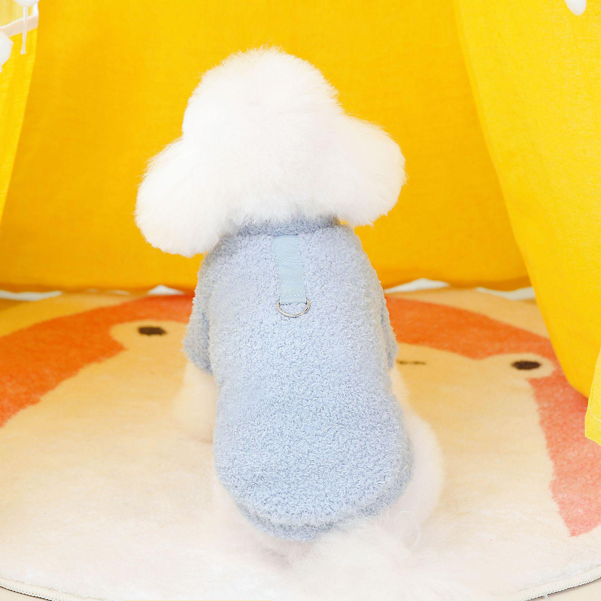 

Winter Double-Sided Fleece Pet Clothes for Small Dogs and Cats Large