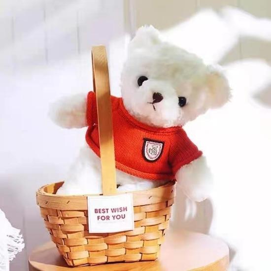 Teddy Bear Doll Plush Toy Children's Pillow Rag Doll Night Market Gift Gifts Gifts Floor Stand