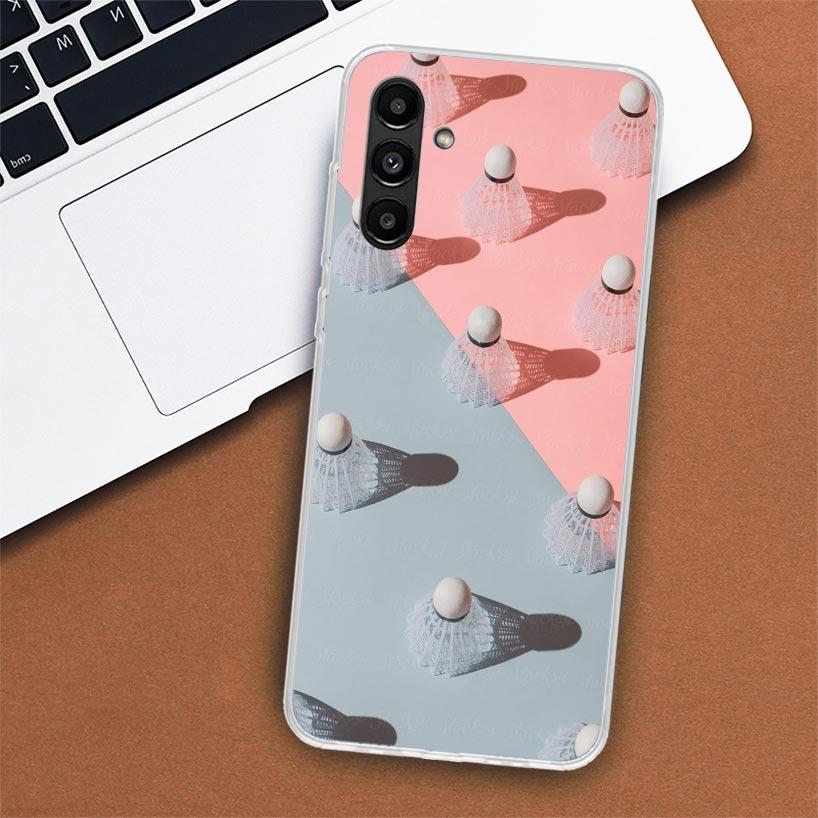

Badminton Sport Phone Case For Samsung Galaxy A02S A12 A22 A32 A42 A52 A72 A51 A50S A71 A41 A31 A21S A70S A40 A30S A20E A10S A51 Samsung A31