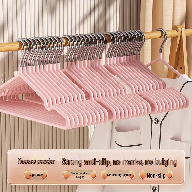 YIXI Non-slip Extra Thick Adult Hangers (10-Pack)