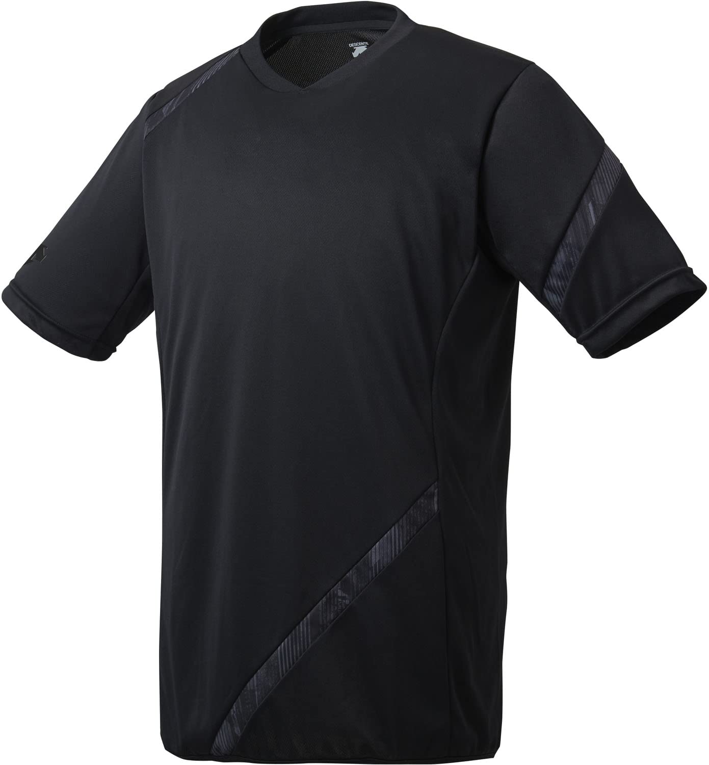 

Бейсбольная рубашка бейсбольная Neolite Shirt Black x Black [DESCENTE] DB-123B Мужская чёрный