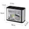 ZEXEF Stainless Steel Cutlery Holder Household Tableware Drainboard Spoon Storage Kitchen Organizer Drainer Dish Drying Rack