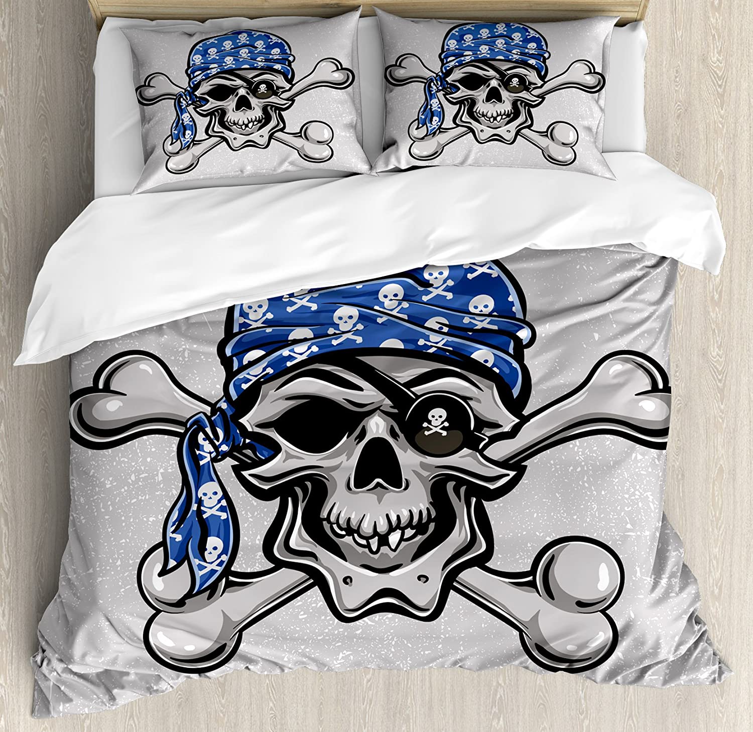 

Red Motorcycle Skull Art Retro Style 3Pcs Bedding Set For Bedroom Double Bed Home Textile Duvet Cover Quilt Cover Pillowcase EU Single(135*200cm)3pcs