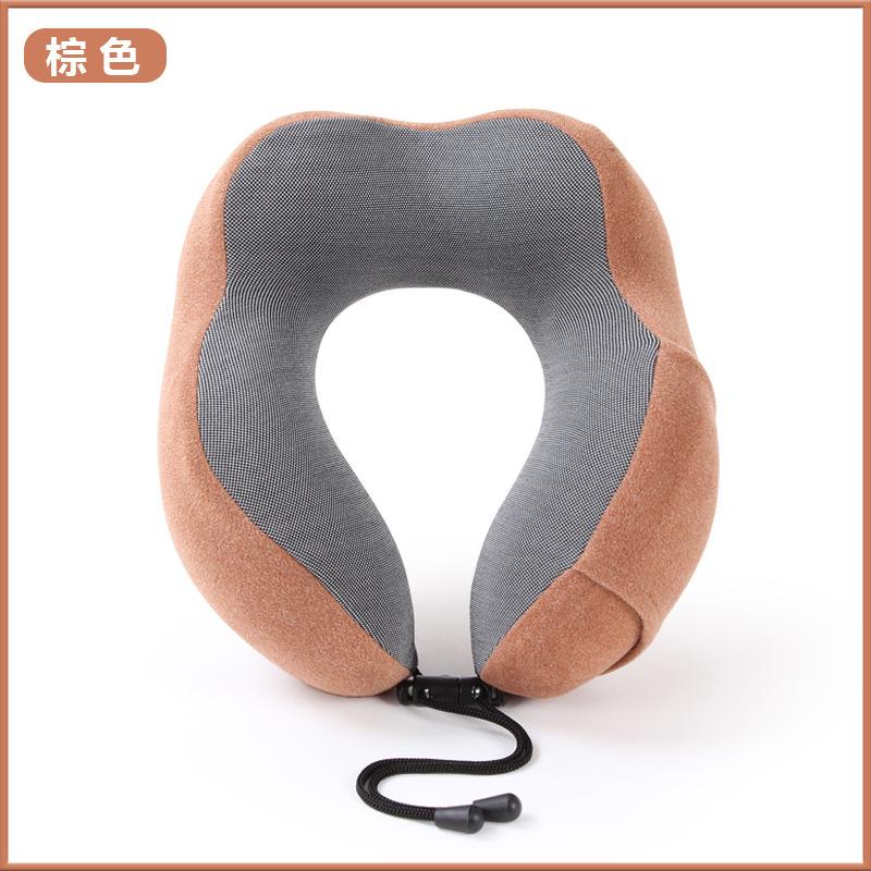 

Travel Office Slow Rebound Pillow Nap Cervical Cervical Pillow коричневий