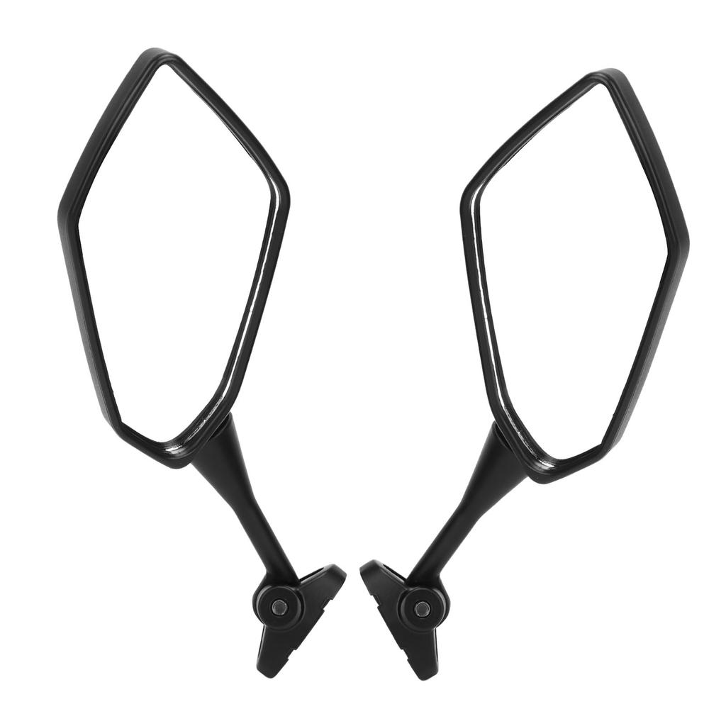 1 Pair Motorcycle Rearview Side Mirrors Carbon Fiber Style Replacement for HYOSUNG GT125R GT250R