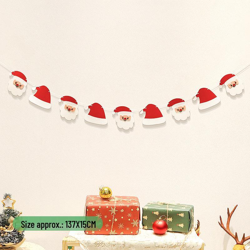 Felt Christmas Decoration Hanging Ornaments for Indoor Photo Props and Backgrounds