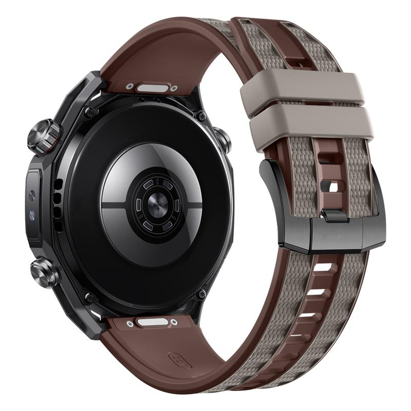 Bracelet en Silicone Bicolore 22mm Pour Garmin Venu 4 45mm/Forerunner 570 47mm, Bracelet de Remplacement Respirant Doux Imperméable