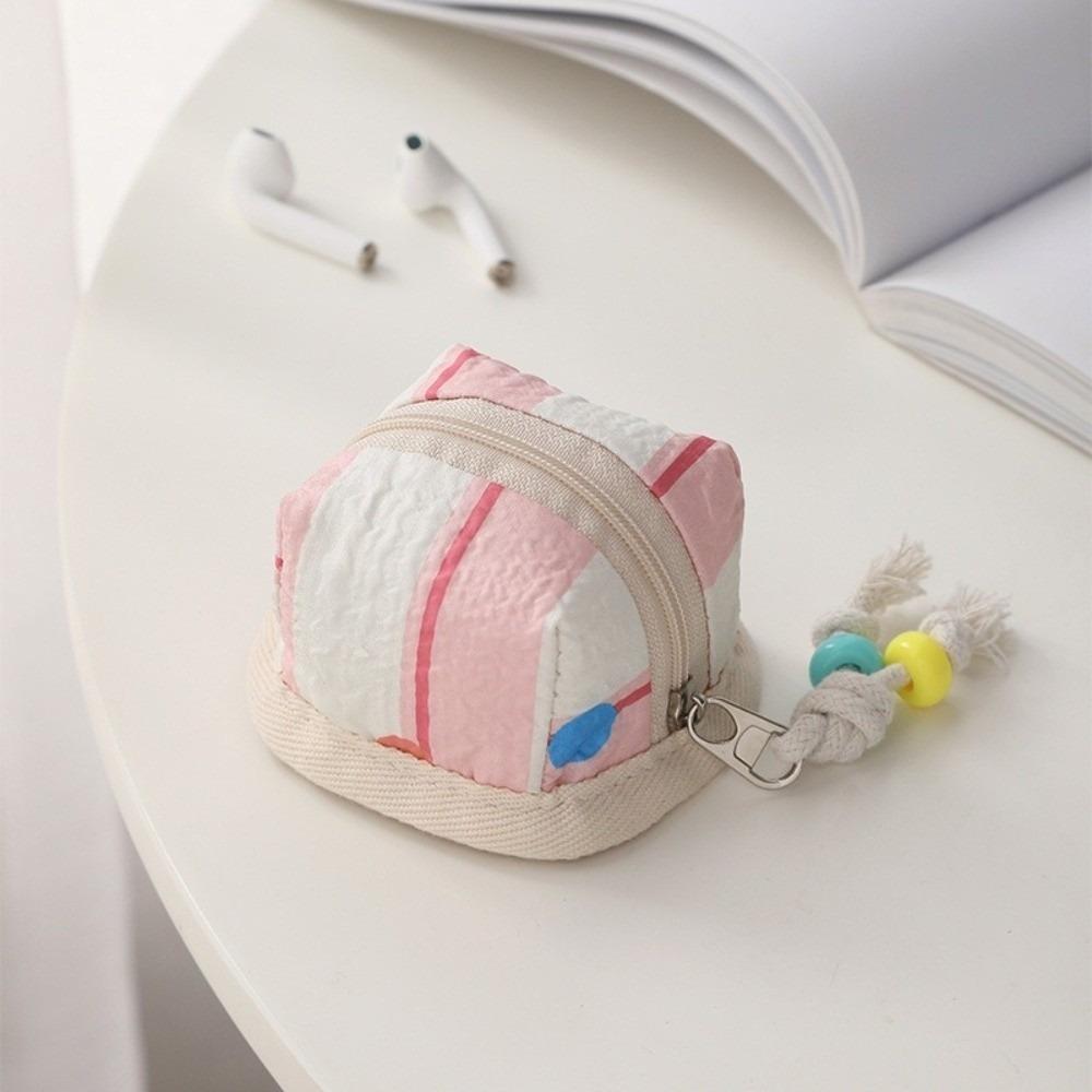 Protective Cover Polyester Zipper Storage Bag Multifunction Cute Earphone Case Portable Zipper Pouch Coins Storage