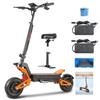 EU X5 6000W 60V 40AH Dualmotor Elektroroller Höchstgeschwindigkeit 85 km/h Hydraulische Bremse LCD-Display Maximale Reichweite 90 km Faltbarer E-Roller