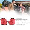 Fetlock Horse Boots Lightweight Breathable Wearproof Horse Hind Leg Boots for Horse Accessories Red