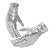 1 Pair Shining Sequined Gloves Evening Party Costume Gloves Stretch Mittens Dancer Singer Nightclub Dance Stage Show Accessories