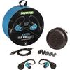 SHURE AONIC 215 True Wireless Earbuds (2nd Generation) SE21DYBL+TW2-A Translucent Blue: High Noise Isolation, Bluetooth, In-Ear Design, Passive Noise 
