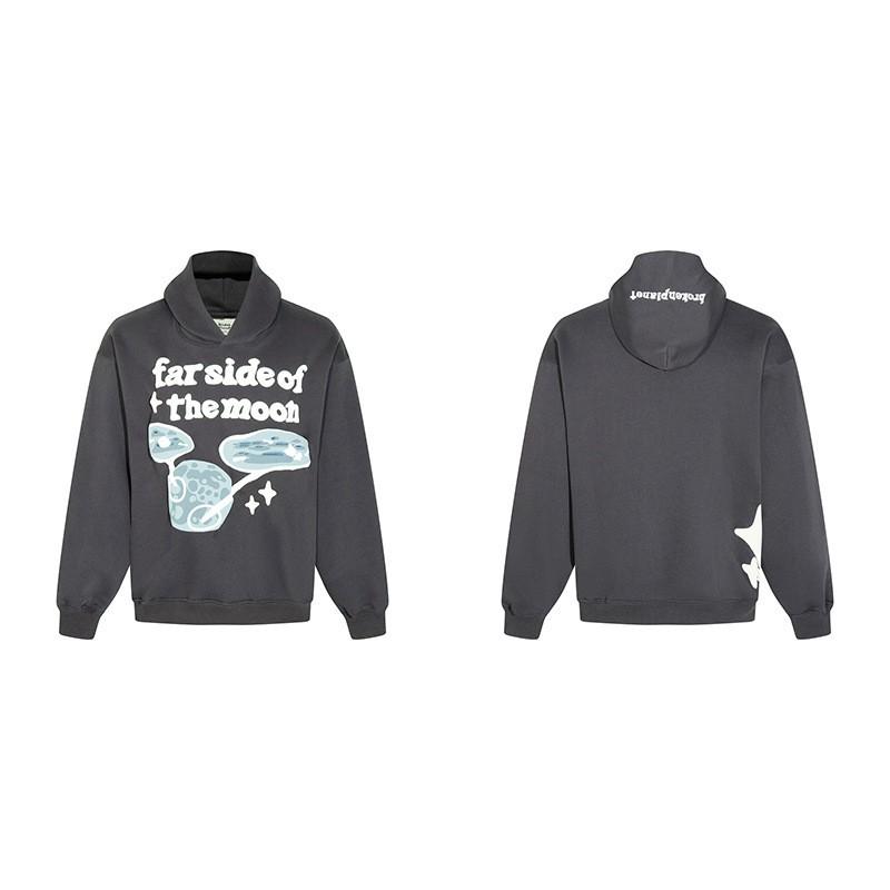 Mens Oversized Hooded Sweatshirt With Fleece Lining Streetwear Cotton Pullover Winter Casual Wear