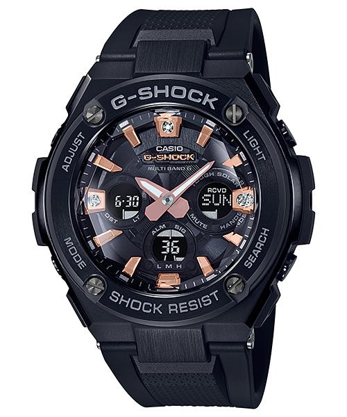 

Casio Men s Stainless Steel 200M Water Resistant Analog Shock Resistant Quartz Watch GST-W310BDD-1A чёрный