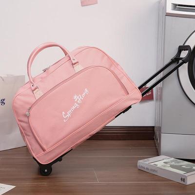 Large Rolling Duffel Bag: Travel Carry-on with Wheels, Foldable Storage for Men & Women
