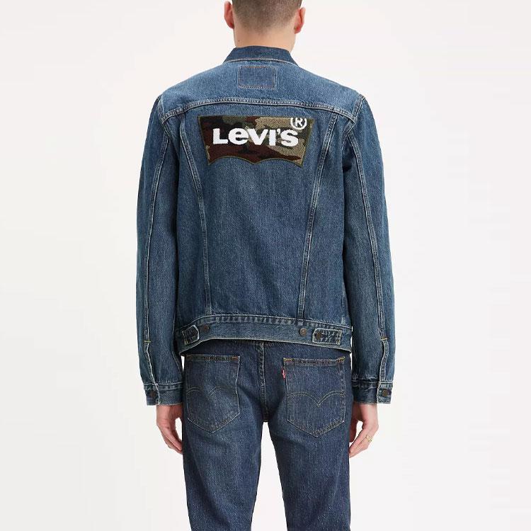 Levi's Heren Standaard Pasvorm Denim Trucker Jas Donkere Wassing 72334-0406