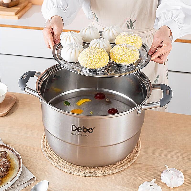 Debo Elliott 30cm Stainless Steel Steamer Pot with High Arch Lid
