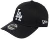 New Era Los Angeles Dodgers 9forty Strapback Cap Schwarz Weiß Verstellbar 940 Basecap