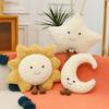 Ins Wind Healing Home Throw Pillow Sun Moon Stars Plush Toy Office Seat Cushion Lunch Break Pillow