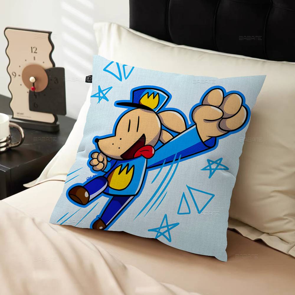 Dog Man Anime Cushion Cover Pillow Cover Decor Pillowcase Printed Cushion Case for Couch