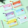 Small Mesh Double Decker Coin Purse Portable Bus Card Storage Bag Headset Line Manager Bag