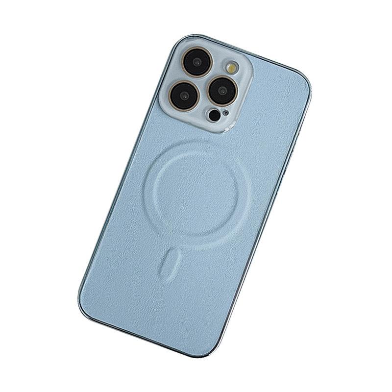 

Подходит для мобильного телефона IPhone15 Чехол с рисунком хитиновой кожи Магнитный чехол-книжка 14 13 Pro Роскошный высококлассный жесткий чехол с защитной пленкой для объектива Apple 15Plus