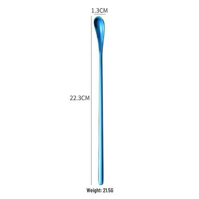 Long Handle Stainless Steel Bar and Ice Spoon