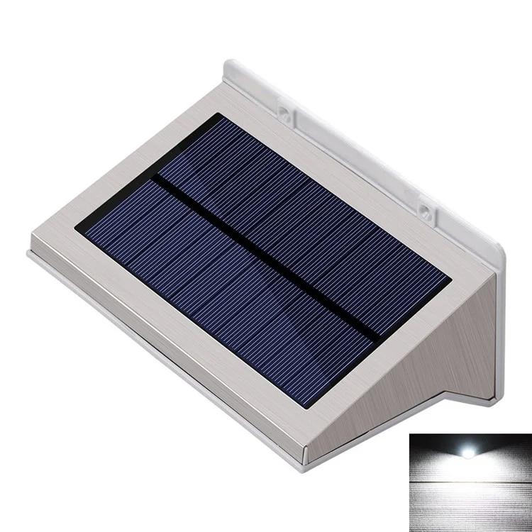 

YH0609-PIR Solar-Powered Motion Sensor LED Wall Light, Stainless Steel Patio Outdoor Perimeter Courtyard Lamp