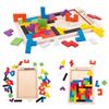 Kids Wooden Tetris Puzzle Blocks