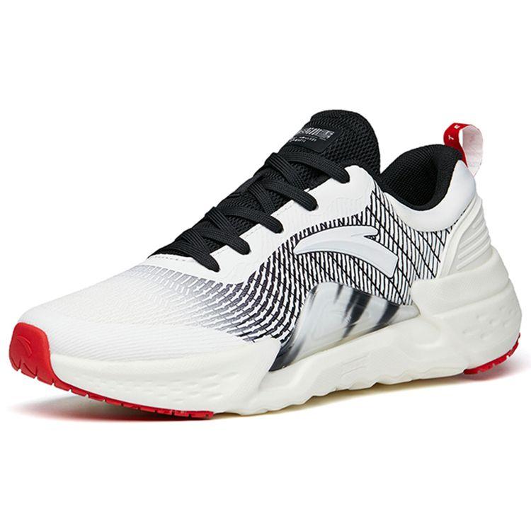 Anta Training Shoes With Fabric TPU Shock Absorption Anti-Slip Wear-Resistant Breathable Low-Top Men Sneaker White Black 112217785-2