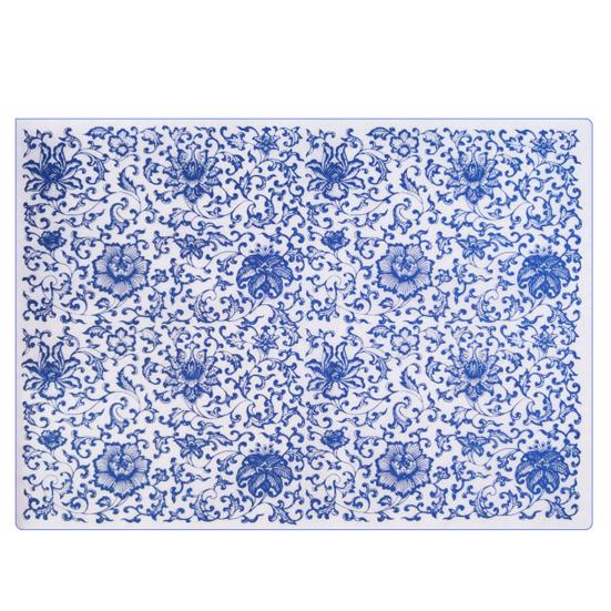 Keramik Abziehbild Einfache Bedienung Bequemes DIY Blau-Weiß Unterglasur Abziehbildpapier Keramikwerkzeug für Geschenk