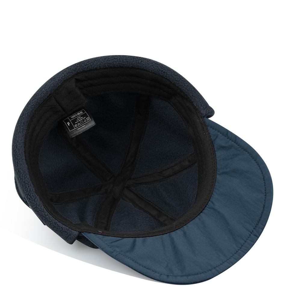 Croogo Flight Cap with Ear Warm Winter Hat for Snow and Outdoor Activities Flaps, Commuting, Shoveling, Snowboarding, Skiing, (G-APL1-Navy Blue)