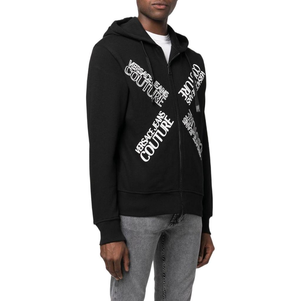 Versace Jeans Couture logo-print zip hoodie 73GAIT17CF00O899