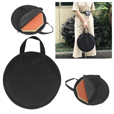 10Inch Dumb Drum Bag with Rustproof Zippers Dumb Drum Practice Pad Bag Oxfords Cloth Snare Drum Case Carrying Bag