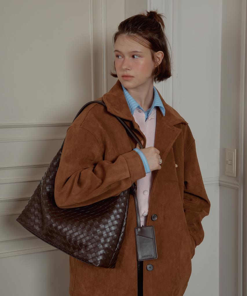 Anoetic Anc Weaving Mesh Bag_Brown