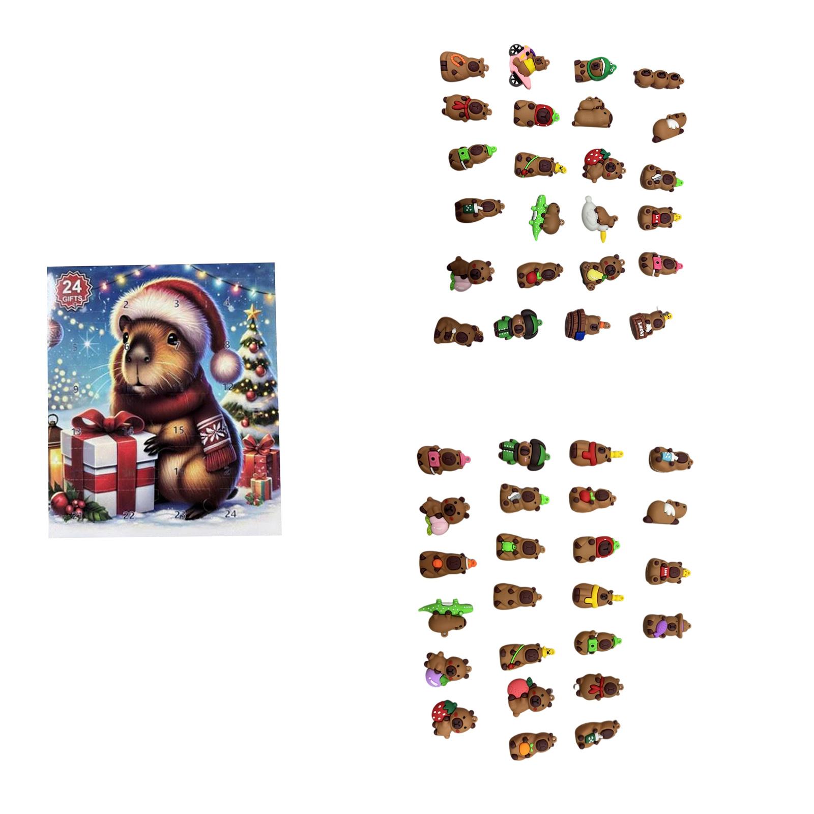 

3D Стереоскопическая Коробка Самолет Серия 24шт Адвент-Календарь Кот Обратный отсчет до Рождества One Size