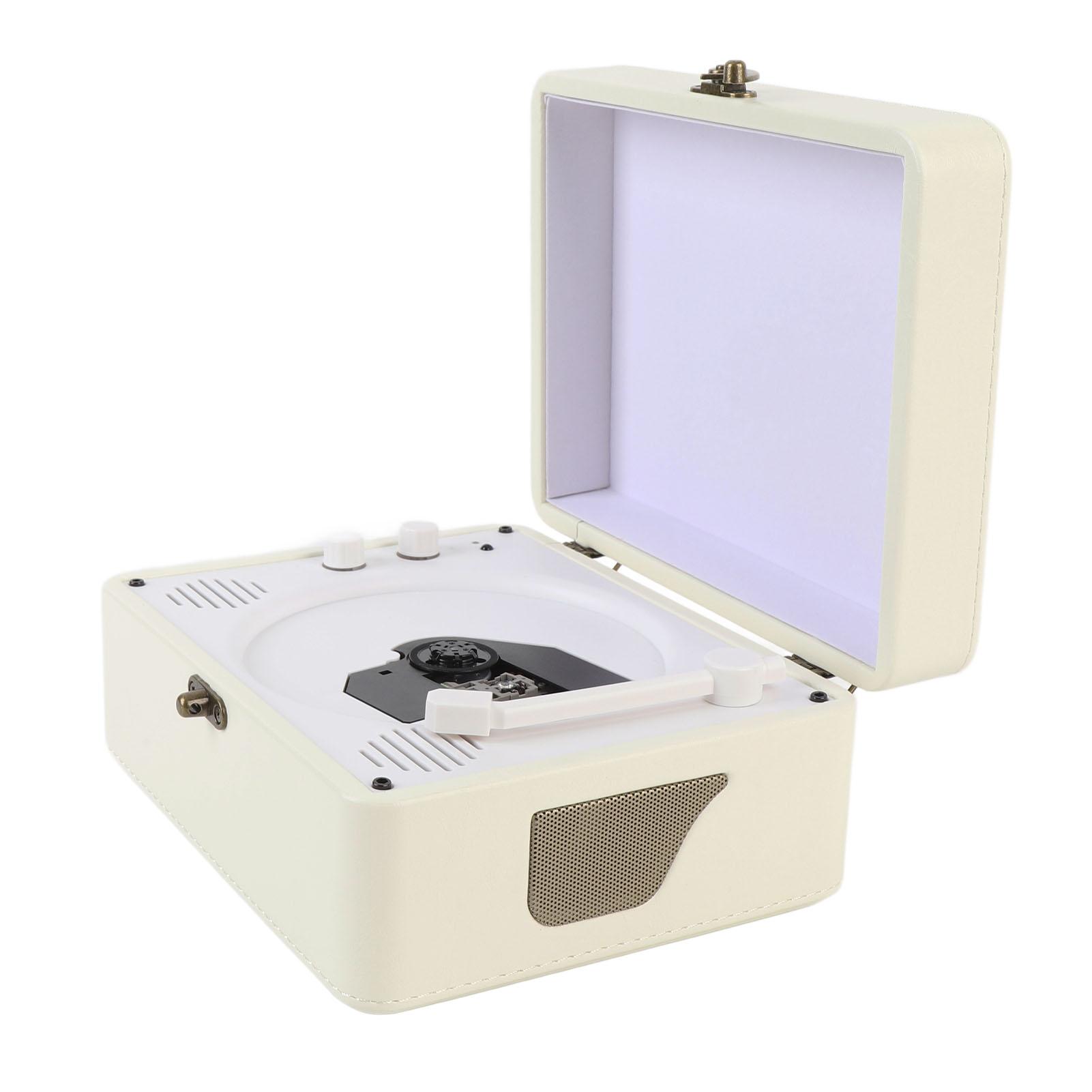 

CD-плеер с динамиками, перезаряжаемый портативный ретро-плеер с Bluetooth и поддержкой дистанционного управления