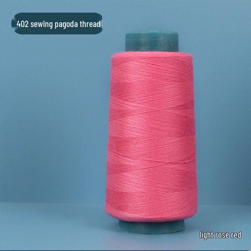 402 Polyester Thread: Black & White Sewing Thread for Hand Needlework and Household Sewing Machines
