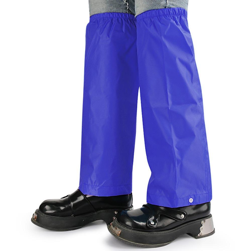 Outdoor Travel Waterproof Leg Cover Rainproof Stain Proof Leg Cover Elastic Buckle Design Riding Shoe Cover for Adult Student