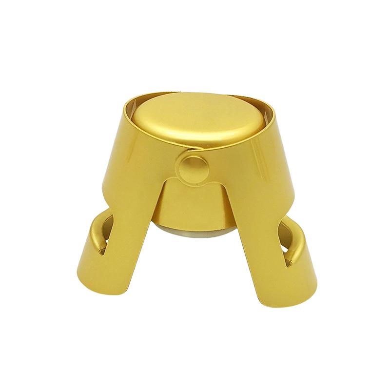 1Pcs Champagne Bottle Stopper Stainless Steel Sparkling Grape Wine Bottle Plug Vacuum Sealer Bottle Liquor Flow Stopper Cap Bar