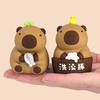 Kleine Capybara Figuren Cartoon Capybara Skulptur Kreative Capybara Tischdekoration Geschenke für Freunde Kinder