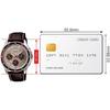 Casio MTP-1374L-7A1VDF Men's Quartz Wristwatch Leather Band Silver Dial