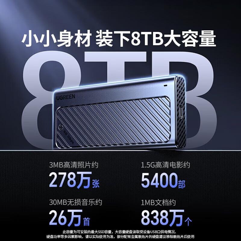 Ugreen CM850 USB4 M.2 NVMe SSD Enclosure 40Gbps