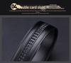Men's Genuine Leather Belt - Automatic Buckle, Casual Fashion, Business Trousers Style.