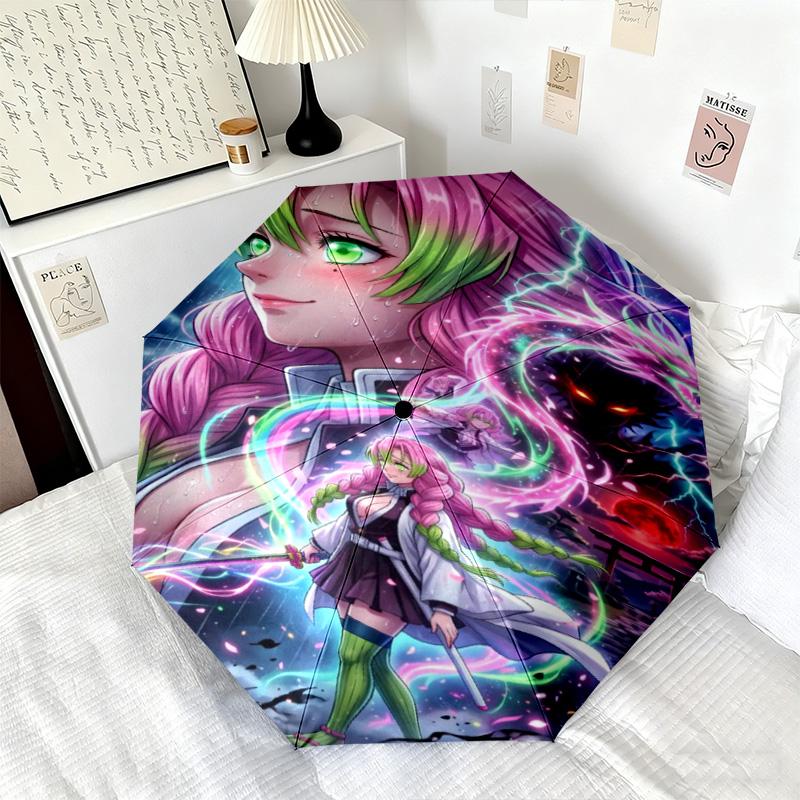 Japanese-style Cartoon Demon Slayer Kamado Tanjiro & Kamado Nezuko Umbrella Including Home Travel and Outdoor Activities Multi Functional Umbrella 27