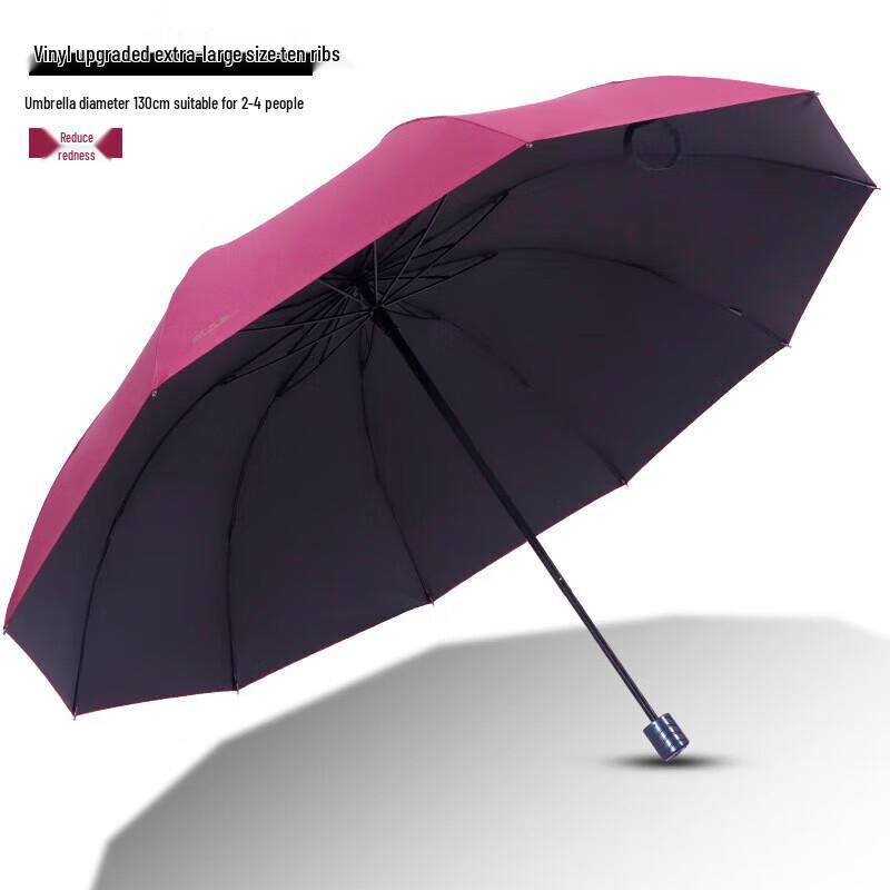 Heaven Umbrella 33212E Large Tri-Fold Business Sun & Rain Umbrella