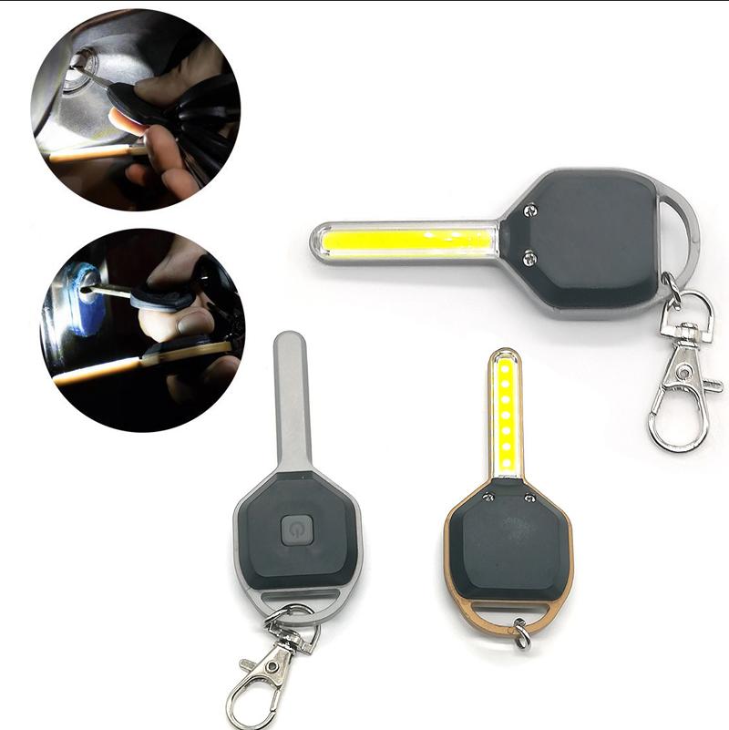 

Портативная ключевая лампа Светодиодный фонарик Мини-брелок Факел Ночной свет