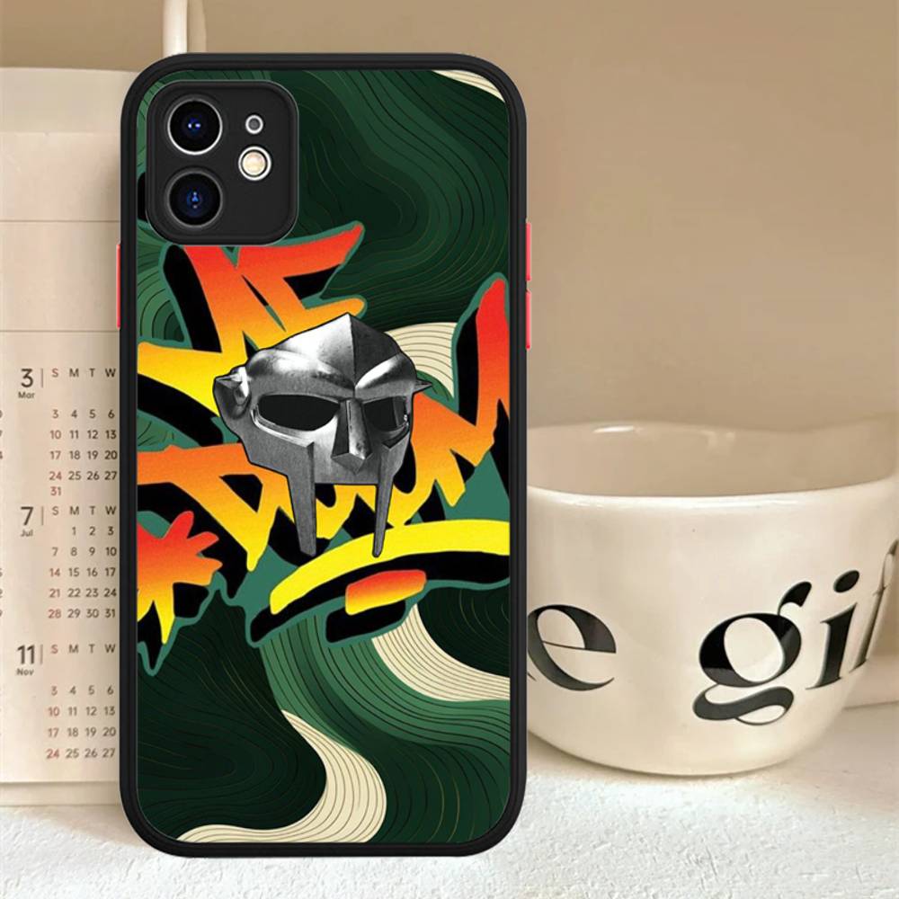

MF-DOOM Rapper Phone Case For IPhone 13 12 X XS MAX Pro Max 16 15 11 14 Pro Max Shockproof Matte Cover iphone 13 pro