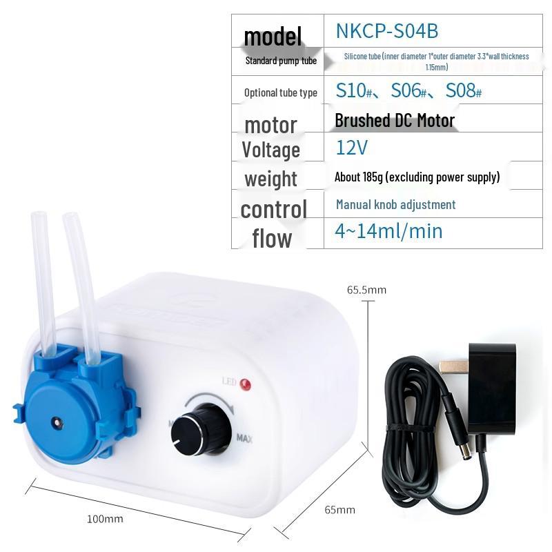 

Kamoer Mini DC Electric Peristaltic Pump for Laboratory Titration and Household Water Circulation